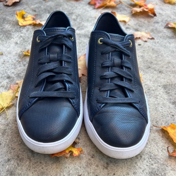 Cole Haan Lunar Grand Wing Tip Black Oxford Shoes, Size 7.5 - Picture 3 of 10